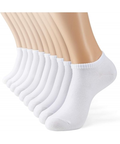 Women's and Men's 10-20 Pack Thin Cotton Low Cut Ankle Socks 03 White(10) $21.83 Socks