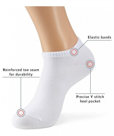 Women's and Men's 10-20 Pack Thin Cotton Low Cut Ankle Socks 03 White(10) $21.83 Socks