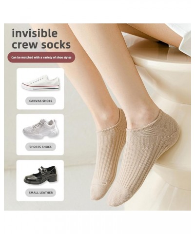 No Show Socks Womens and Men Low Cut Ankle Short Athletic Running Novelty Casual Invisible Liner Socks Multicolor a 5pairs （s...