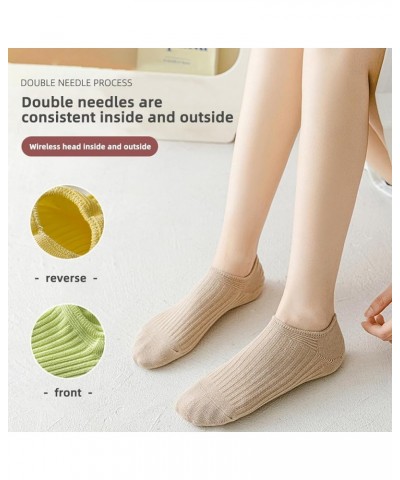 No Show Socks Womens and Men Low Cut Ankle Short Athletic Running Novelty Casual Invisible Liner Socks Multicolor a 5pairs （s...