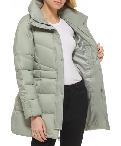 Women's Belted Zip-up Jacket Sage $31.08 Jackets