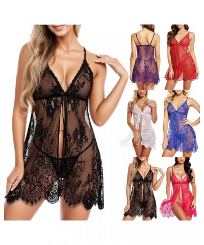 Womens Lingeries, Lingerie for Women Lingerie Bodysuit Chemise Teddy Naughty Babydoll Nightgown Lace Lingeries Red $10.61 Lin...