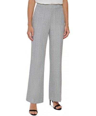 Womens Petites High-Rise Formal Wide Leg Pants Gray 10P $21.98 Pants