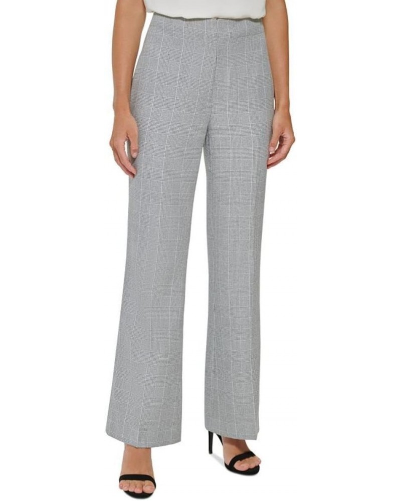 Womens Petites High-Rise Formal Wide Leg Pants Gray 10P $21.98 Pants