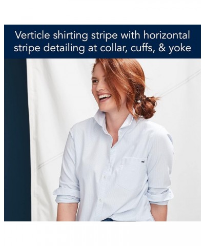 Women's Chilmark Classic Button-Down Hydrangea Stripe $29.44 Blouses