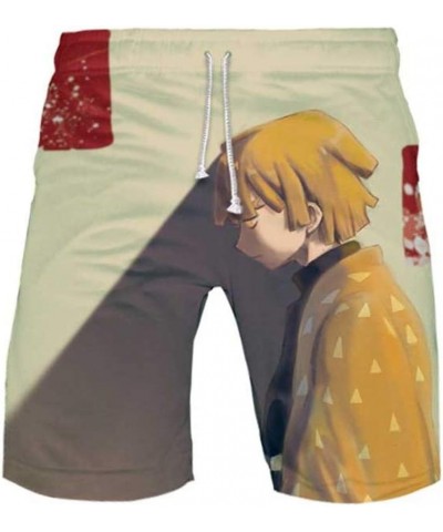 Anime 3D Printed Beach Shorts Swim Trunks for Demon Slayer Summer Boardshorts Jersey Short Pants 1119-19 $9.66 Swimsuits