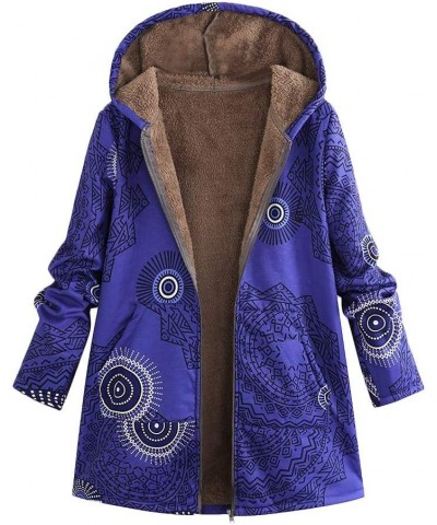 Women Plus Size Vintage Coat Winter Warm Zip Up Hooded Parka Oversized Outerwear J $15.80 Jackets