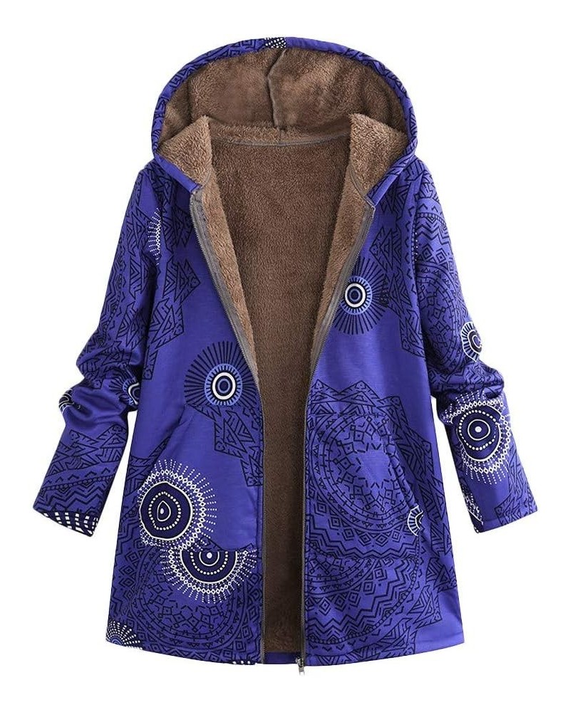 Women Plus Size Vintage Coat Winter Warm Zip Up Hooded Parka Oversized Outerwear J $15.80 Jackets