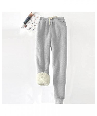 Lined Leggings for Women Winter Warm Elastic Thermal Legging Pants Sherpa Fleece Lined Thick Tights Denim Pant 03 Gray $6.69 ...