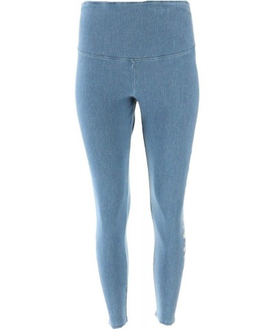 Yummie Denim Jegging with Embroidered Detail Mid Wash S New 630-555 $10.39 Jeans