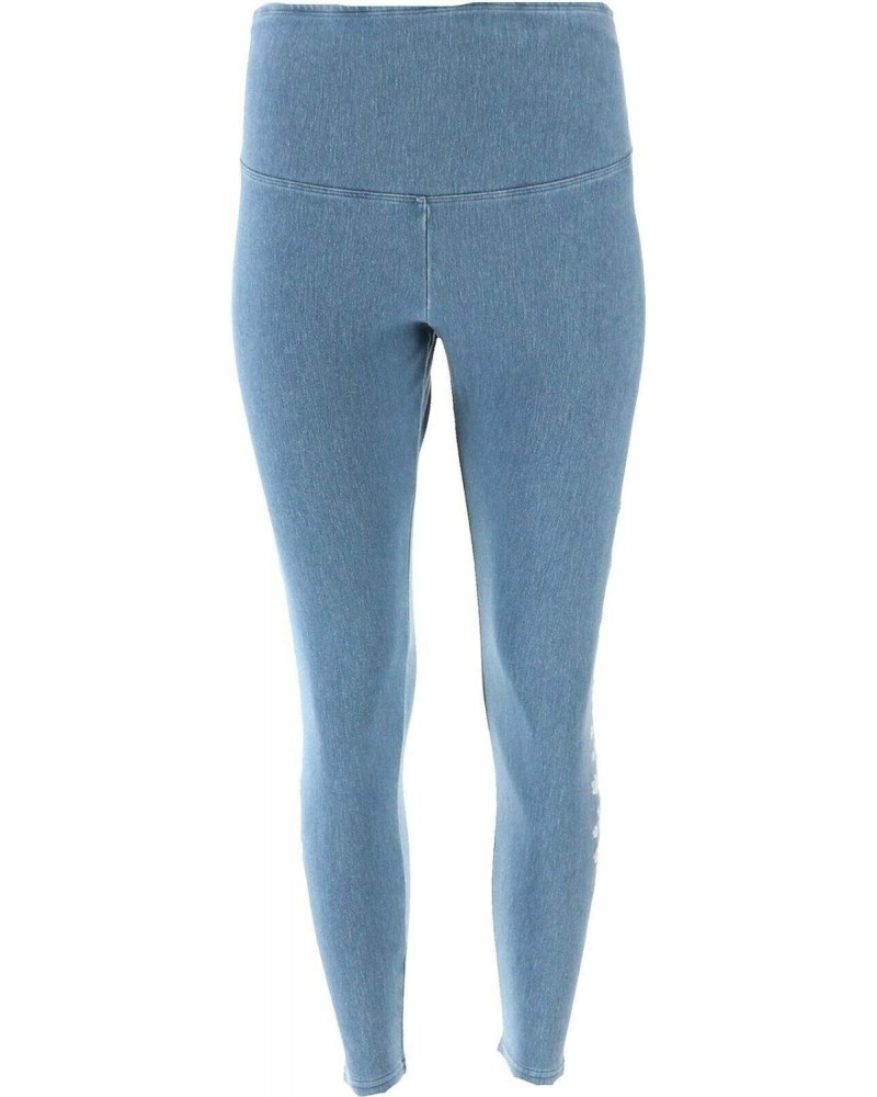 Yummie Denim Jegging with Embroidered Detail Mid Wash S New 630-555 $10.39 Jeans