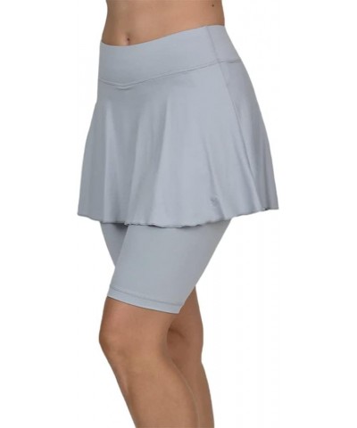 Jan Bermuda Womens Tennis Skirt with Biker Shorts Large Stone $37.92 Skirts