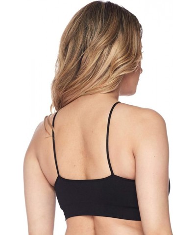 Women's Fashion Padded Strappy Sports Bra Yoga Tops Activewear Workout Clothes 21 Black $9.06 Lingerie