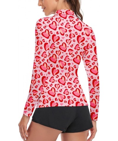 Women's Long Sleeve Golf Polo Shirts Moisture Wicking Quick Dry Half-Zip Pullover Athletic Workout Striped Tops Long Sleeve 1...