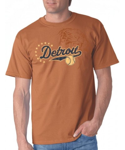 Men's & Women's Short Sleeve Baseball Shirt Detroit $14.33 T-Shirts