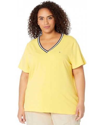 Women's Short Sleeve V-Neck T-Shirt (Standard and Plus Size) Snapdrgn $16.45 T-Shirts