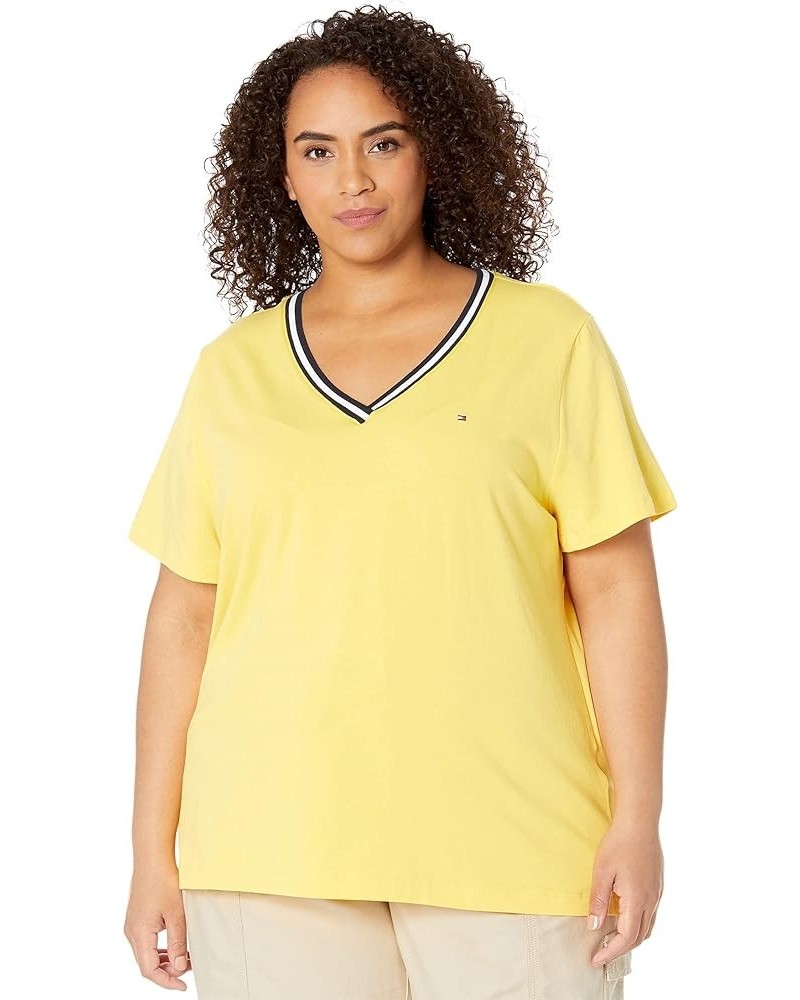 Women's Short Sleeve V-Neck T-Shirt (Standard and Plus Size) Snapdrgn $16.45 T-Shirts