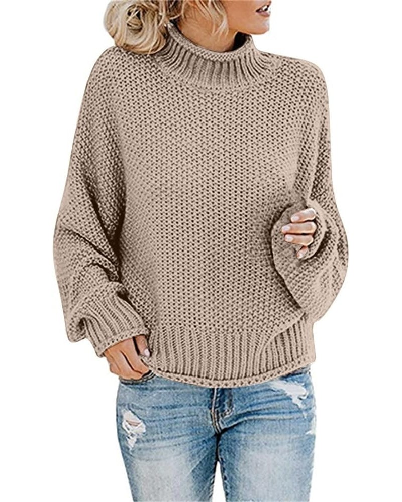 Turtleneck Sweater Women Plus Size Fall Winter Knit Chunky Sweaters Trendy Dressy Casual Pullover Long Sleeve Tops Sweatshirt...