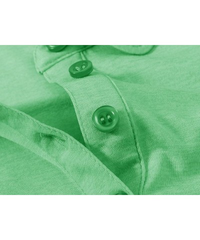 Ladies Golf Shirts Short Sleeve Moisture Wicking Performance Polo Shirts Wheat Green $11.75 Shirts