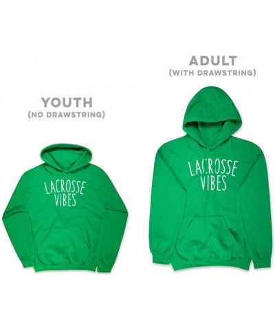 Girls Lacrosse Standard Sweatshirt | Lacrosse Vibes Adults Sizes Adult Green $20.25 Hoodies & Sweatshirts