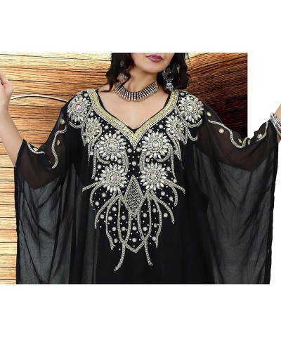 women's wear dubai kaftan farasha caftan long maxi dress abaya jalabiya Ivory $26.50 Dresses