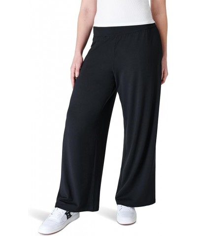 Women's Modal Wide Leg Lounge Pant Black $46.35 Sleep & Lounge