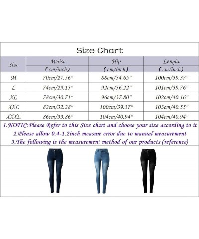 Womens High Waist Skinny Jeans Casual Double Breasted Multi Button Slim Fit Elastic Trousers Double Plus Size Pants X5-light ...