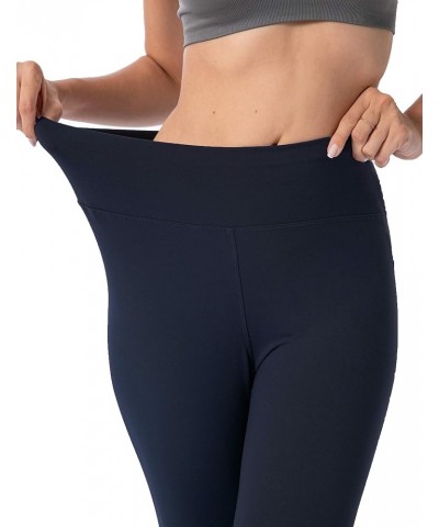 High Waisted Leggings for Women Ultra Soft Stretch Opaque Slim Yoga Leggings One Size & Plus Size 3 Pack- Black/Navy/Olive $1...