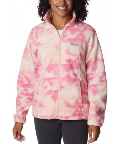 Women's Benton Springs Printed Full Zip Peach Blossom/Distant Peaks $14.35 Jackets