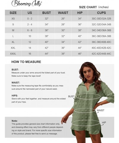 Womens Swimsuit Coverups White Chiffon Bikini Swimwear Beach Cover Up Dress Shirt Green $18.89 Swimsuits