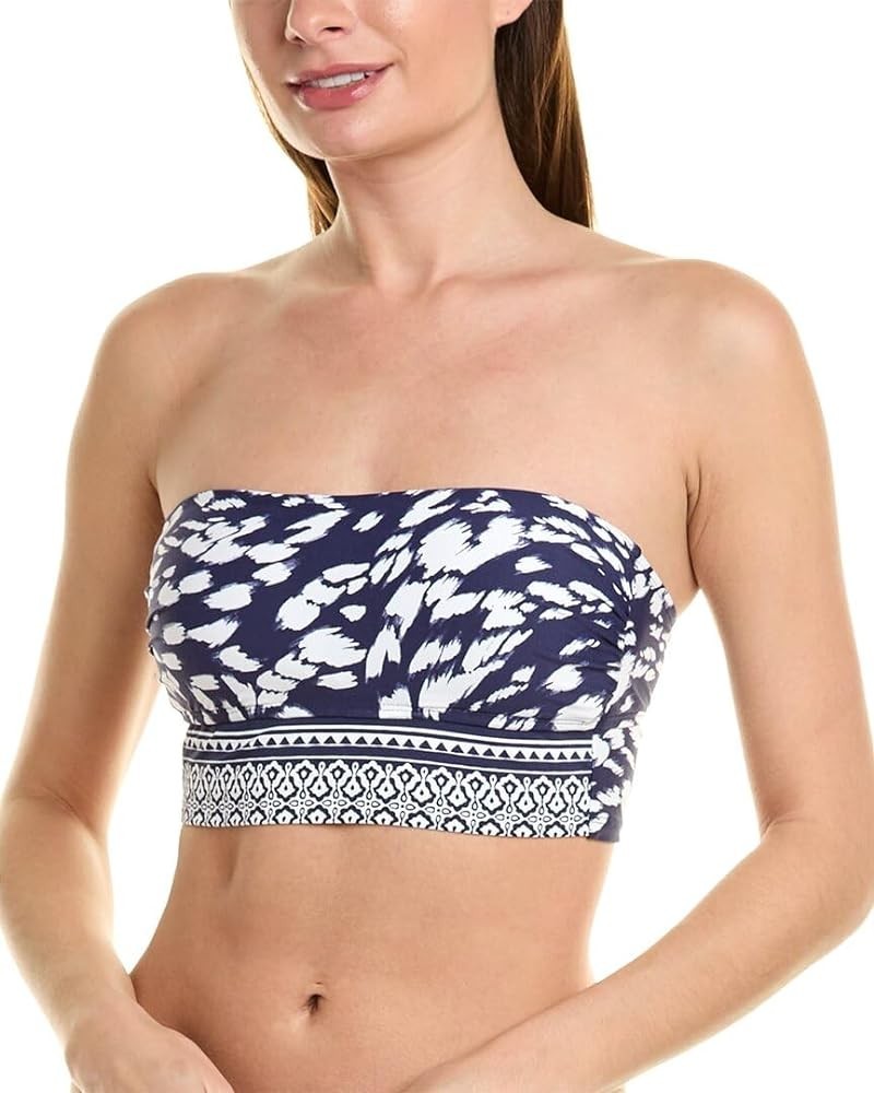 Women's in The Groove Bandeau Bikini Top Indigo//Changing Tides $33.01 Swimsuits