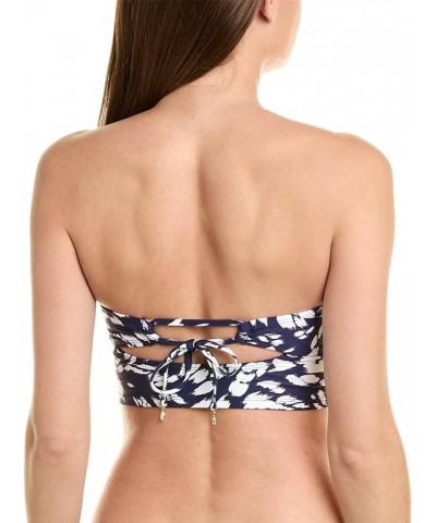 Women's in The Groove Bandeau Bikini Top Indigo//Changing Tides $33.01 Swimsuits