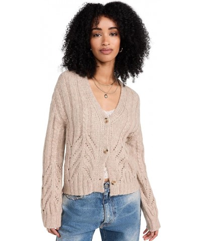 Women's Hazel Cardigan Oatmeal $39.77 Sweaters