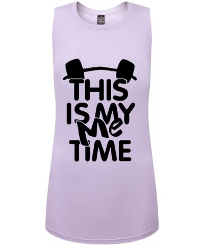 Workout Tank Tops for Women-Womens Funny Saying Fitness Gym Lift Graphic Racerback Sleeveless Shirts Pruple-muscle Tank $12.8...