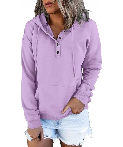 Womens Zip Up Hoodie Womens Plus Size Hooded Sweatshirt Long Sleeve Drawstring Sweatshirt Loose Sweatshirt Womens Purple 5 $5...