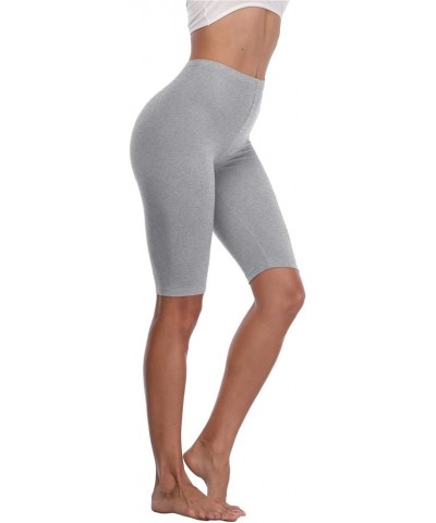 Women's Buttery Soft Short Leggings Modal Cotton Shorts Under Dresses Leggings Pants Grey $9.17 Others