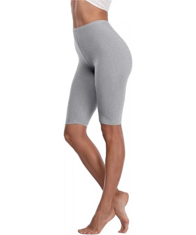 Women's Buttery Soft Short Leggings Modal Cotton Shorts Under Dresses Leggings Pants Grey $9.17 Others