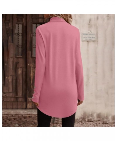 Fall Tops For Women 2023,Womens Trendy Gradient Turtleneck Long Sleeve Tee For Leggings Irregular Hem Tunic Long Top 1-pink $...